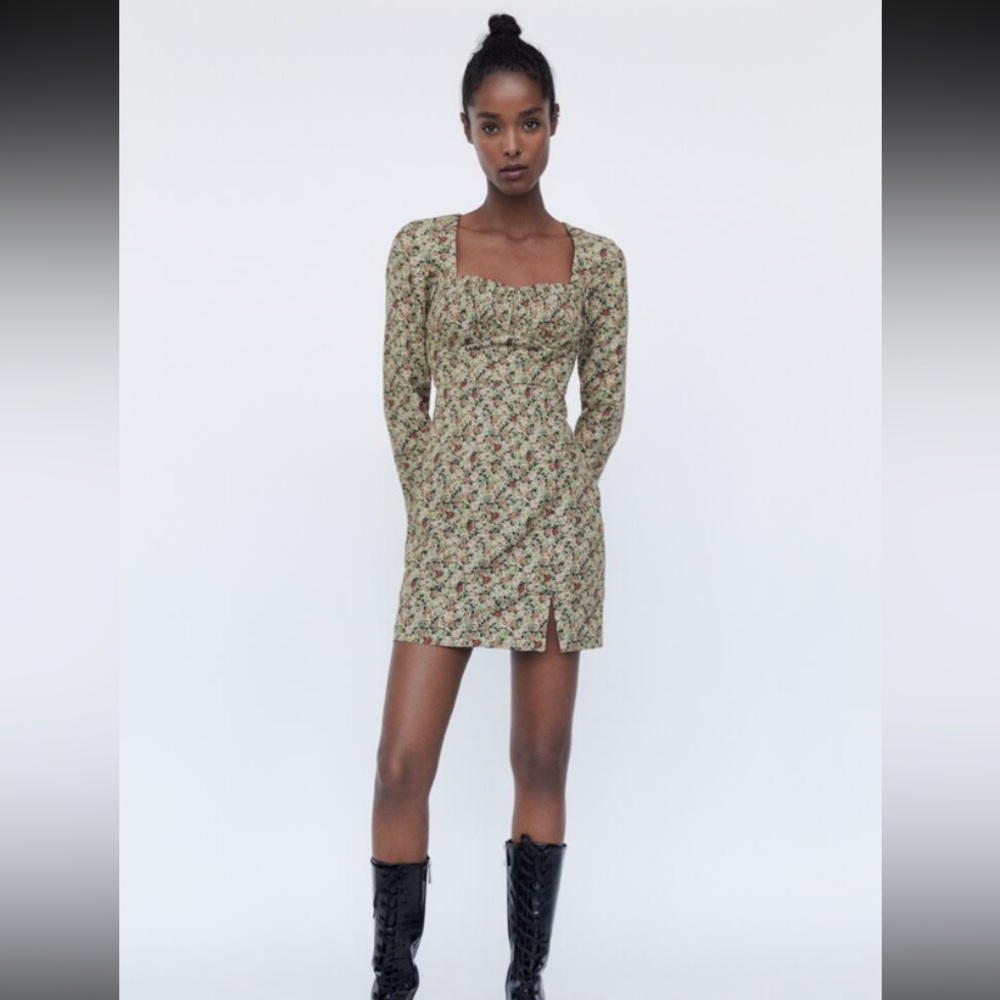 Zara floral dress
